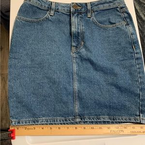 BDG Washed Black Denim Jean Mini Skirt Womens Size S